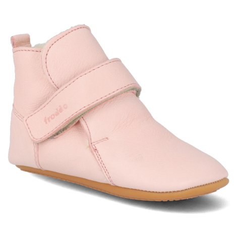 Barefoot zimná obuv Froddo - Prewalkers Sheepskin Pink pink