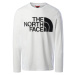 The North Face M STANDARD LS TEE Pánske tričko s dlhým rukávom, biela, veľkosť