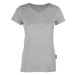 Hrm Dámske tričko z organickej bavlny HRM202 Grey Melange