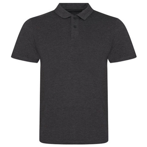 Just Polos Pánska polokošeľa JP001 Heather Charcoal