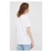 Bavlnené tričko Calvin Klein biela farba,,K20K202133