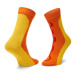 Happy Socks Súprava 2 párov vysokých detských ponožiek KHDO02-6700 Modrá