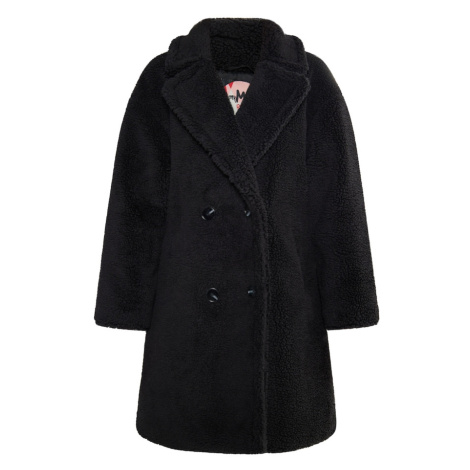 MYMO Zimný kabát  čierna / biela