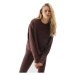 Dámska mikina 4F SWEATSHIRT-AW23TSWSF699-81S-BROWN