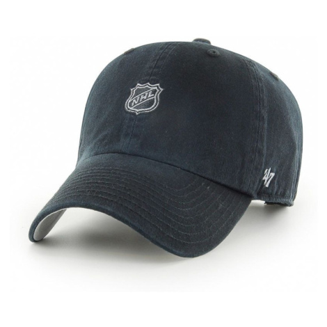NHL produkty čiapka baseballová šiltovka Current Shield Logo Base Runner Clean Up Black Dad 47 Brand