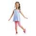 Denokids Blue Sleepy Girl Tunic Tights Set