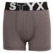 Detské boxerky Styx športová guma tmavo sivé (GJ1063)