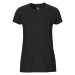 Neutral Dámske tričko Fit z organickej Fairtrade bavlny - Čierna