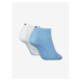 Súprava dvoch párov dámskych ponožiek v bielej a modrej farbe Tommy Hilfiger
