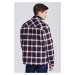 KOŠEĽA GANT D2. FLANNEL CHECK OVERSHIRT EVENING BLUE