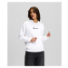 Mikina Karl Lagerfeld Jeans Klj Relaxed Karl Hoodie White