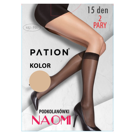 Raj-Pol Woman's Knee Socks Pation Naomi 15 DEN Visione