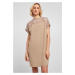 Women's dress with beige lace