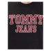 Tommy Jeans Tričko Essential DM0DM16405 Čierna Regular Fit