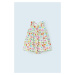 Detské bavlnené šaty Mayoral tyrkysová farba, mini, áčkový strih