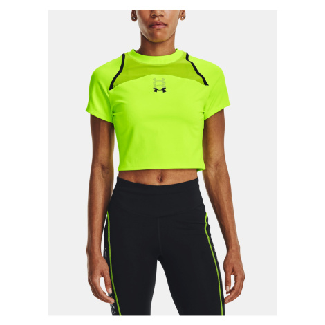 Neónovo zelené dámske športové tričko Under Armour UA Run Anywhere