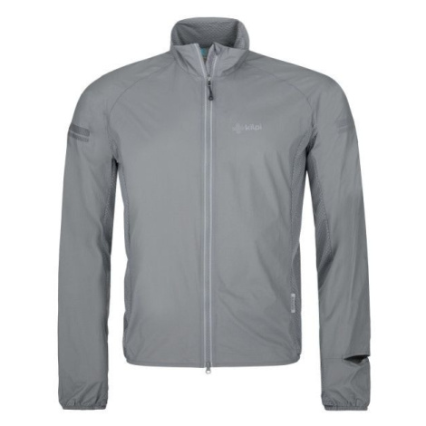 Men's running jacket KILPI TIRANO-M light gray
