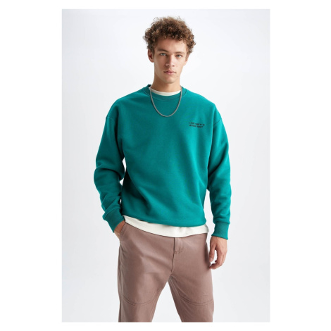 DEFACTO Oversize Fit Crew Neck Sweatshirt