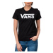 Dámske tričko s krátkym rukávom VANS WM FLYING V CREW TEE Black