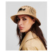 Klobúk Karl Lagerfeld K/Signature Raffia Bucket Hat Hnedá
