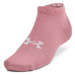 Under Armour ESSENTIAL LOW CUT 3PK Dámske ponožky, ružová, veľkosť