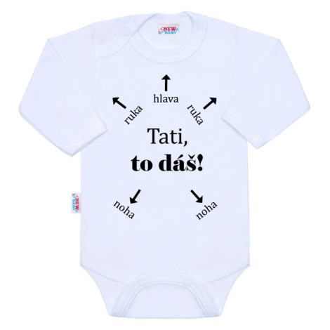 Body s potlačou New Baby Tati, to dáš! 50, 20C39320