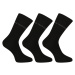 3PACK ponožky Pietro Filipi vysoké bambusové čierné (3PBV001)