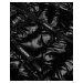 Čierna dámska lakovaná bunda (B9759-1)