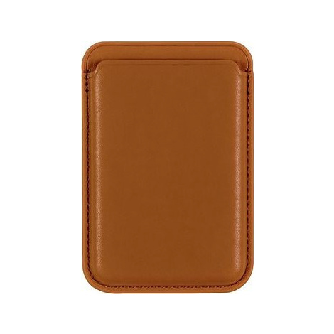 AlzaGuard PU Leather Card Wallet Compatible with Magsafe hnědá