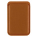 AlzaGuard PU Leather Card Wallet Compatible with Magsafe hnědá