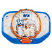 Prenosný basketbalový kôš K900 nástenný modro-oranžový