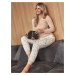 Women's pyjamas Cornette Emy 723/351 l/yr S-2XL beige-cream 002