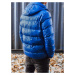 Blue men's winter hooded jacket Dstreet TX3953
