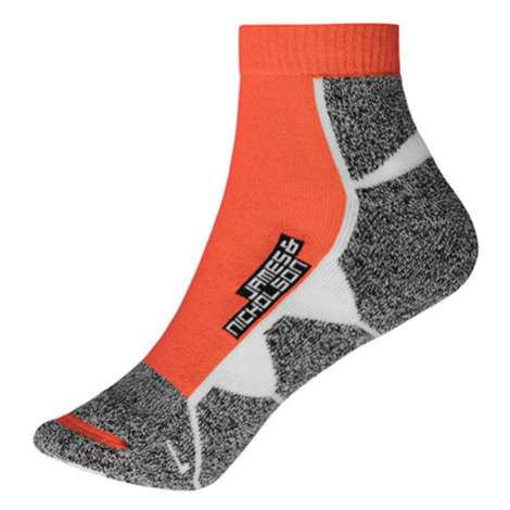 James&amp;Nicholson Unisex športové ponožky JN214 Bright Orange