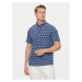 Tommy Hilfiger Košeľa Mini Palm Print MW0MW34582 Tmavomodrá Slim Fit