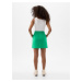 Zelená dievčenská tepláková sukňa GAP