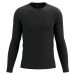 Compressport TRAINING TSHIRT LS Pánske tréningové tričko s dlhým rukávom, čierna, veľkosť