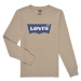 Levis  LVB-L/S BATWING TEE  Tričká s dlhým rukávom Béžová