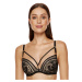 Gorteks Gwen plunge push-up bra with decorative straps