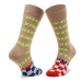 Happy Socks Súprava 2 párov vysokých pánskych ponožiek XTRS02-5000 Farebná