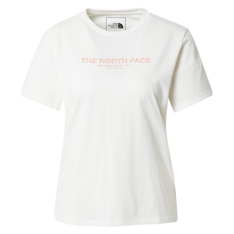 THE NORTH FACE Funkčné tričko  svetločervená / biela