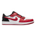 Air Jordan 1 Low FlyEase M DM1206-163 Red and White with Black - Nike červená-bílá