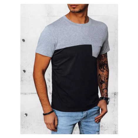Men's Light Grey Basic T-Shirt Dstreet