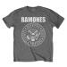 Ramones tričko Presidential Seal Šedá