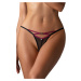 Tanga Obsessive Novenes crotchless thong Farba: Čierna