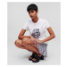 Tričko Karl Lagerfeld Boucle Profile T-Shirt Biela