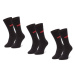 Levi's® Súprava 3 párov vysokých pánskych ponožiek 37157-0186 Čierna