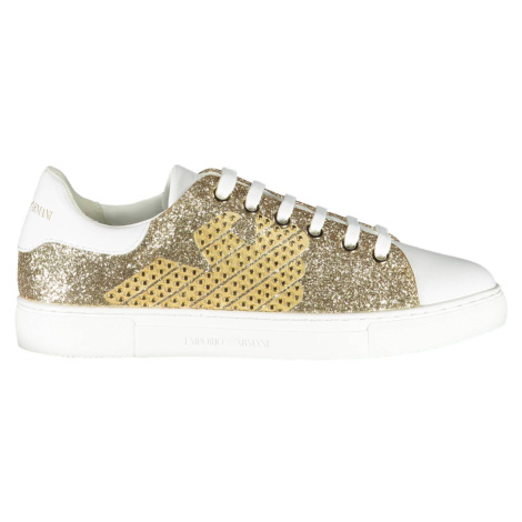 EMPORIO ARMANI WOMEN'S SPORTS SHOES GOLD