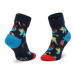 Happy Socks Súprava 2 párov vysokých detských ponožiek KDIN45-6500 Farebná