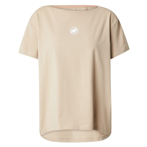 MAMMUT Funkčné tričko 'Seon'  béžová / biela